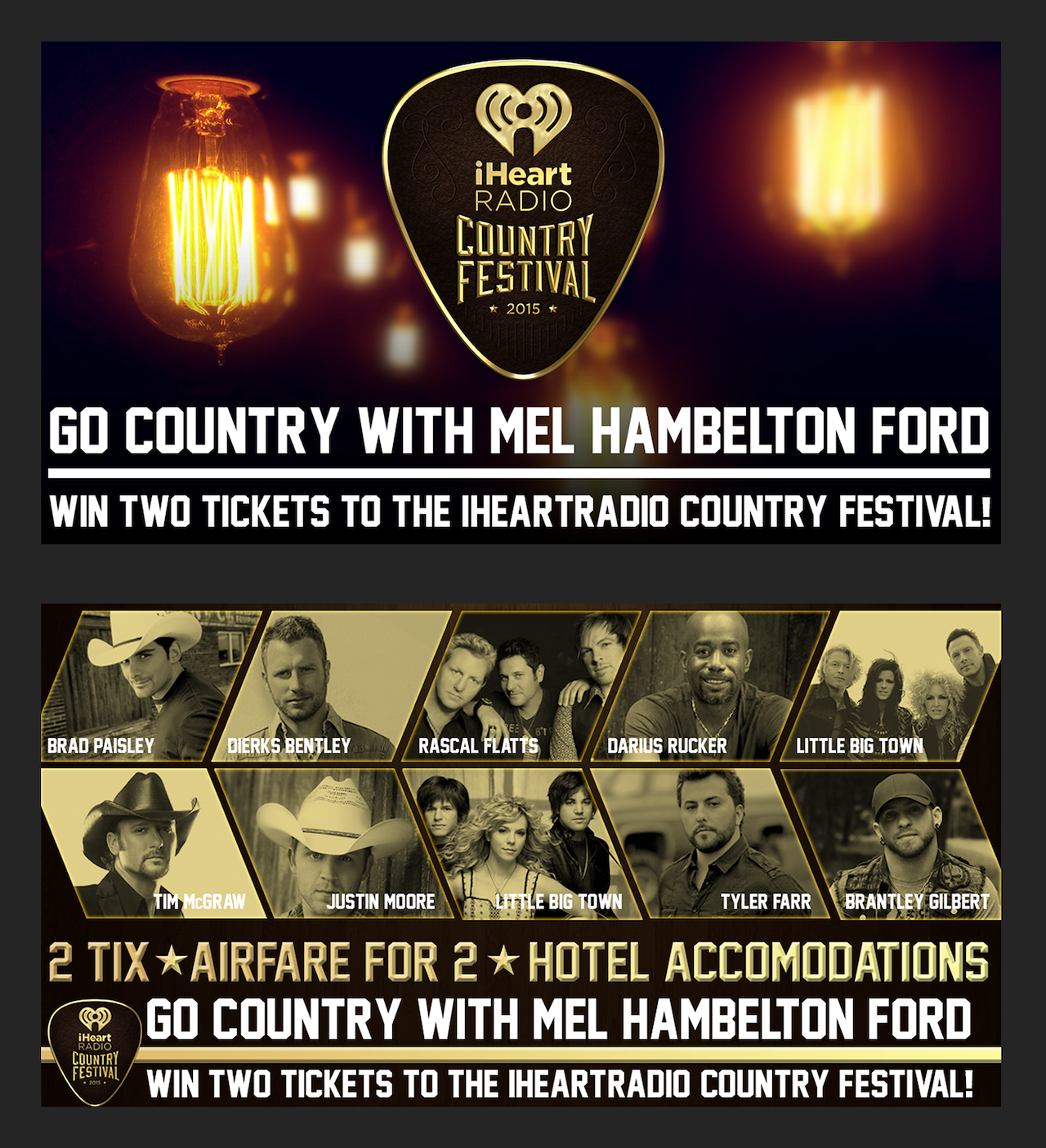 Mel Hambelton Ford event creative