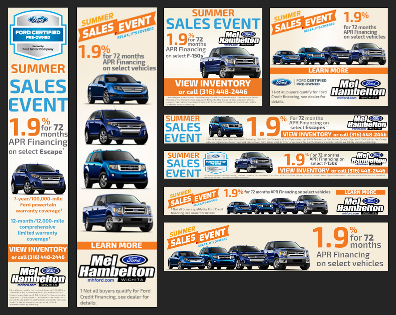 Mel Hambelton Ford retail campaign creative